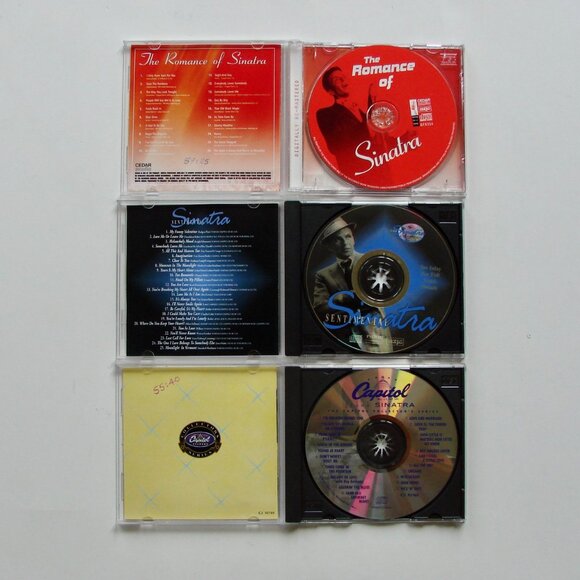 Frank Sinatra CDs Collector Series Sentimental Romance of Frank Sinatra  3 CDs - Picture 3 of 4